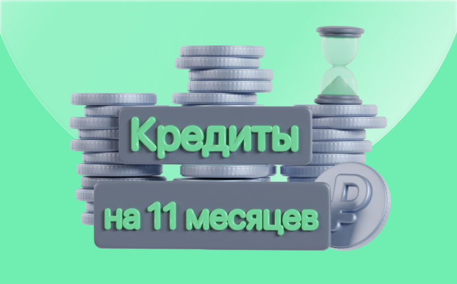 Кредиты на 11 месяцев