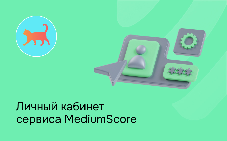 Личный кабинет сервиса MediumScore